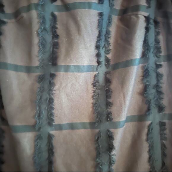 Rallier Gabriella Mahogany Windowpane Dress Sz 0 Japanese Cotton Check NWT $395 - Picture 15 of 16